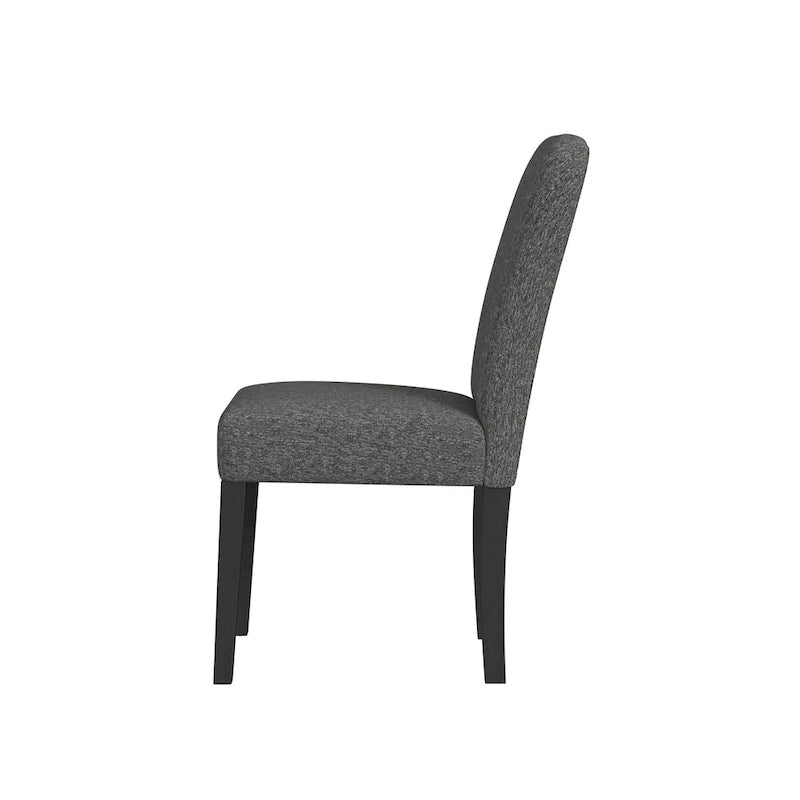 19.5 Inch Modern Wood Fabric Chair Upholstered