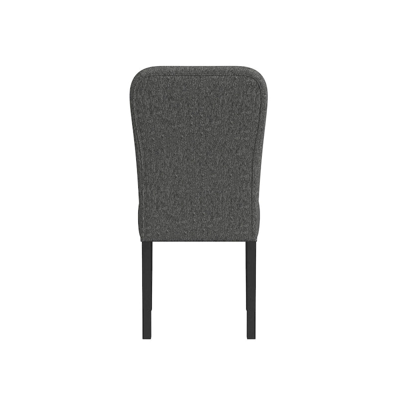 19.5 Inch Modern Wood Fabric Chair Upholstered