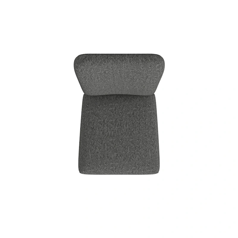 19.5 Inch Modern Wood Fabric Chair Upholstered