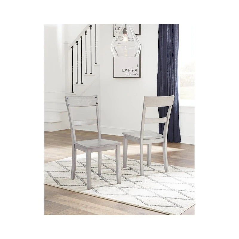 37.75 Inch Rustic Wood Chair LED