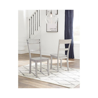 37.75 Inch Rustic Wood Chair LED