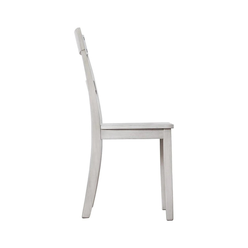 37.75 Inch Rustic Wood Chair LED