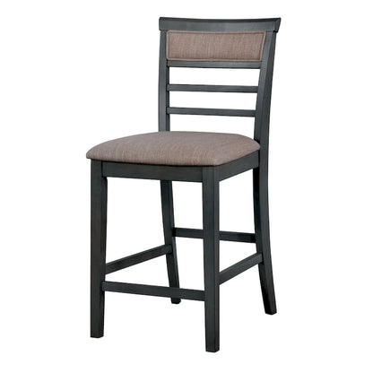 Yevana Contemporary Solid Wood 5-Piece Counter Height Dining Set by Furniture of America