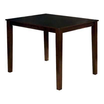 Yevana Contemporary Solid Wood 5-Piece Counter Height Dining Set by Furniture of America