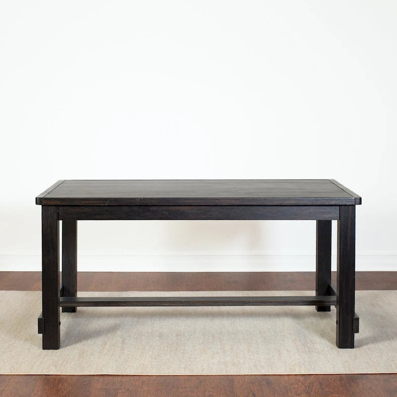 Roundhill Furniture Muzzi Contemporary 6-Piece Dining Set, Dining Table with 4 Stylish Chairs and a Bench