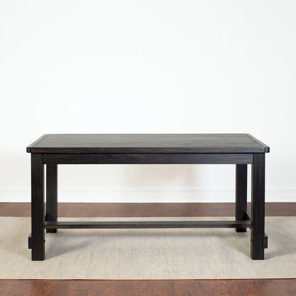 Roundhill Furniture Muzzi Contemporary 6-Piece Dining Set, Dining Table with 4 Stylish Chairs and a Bench