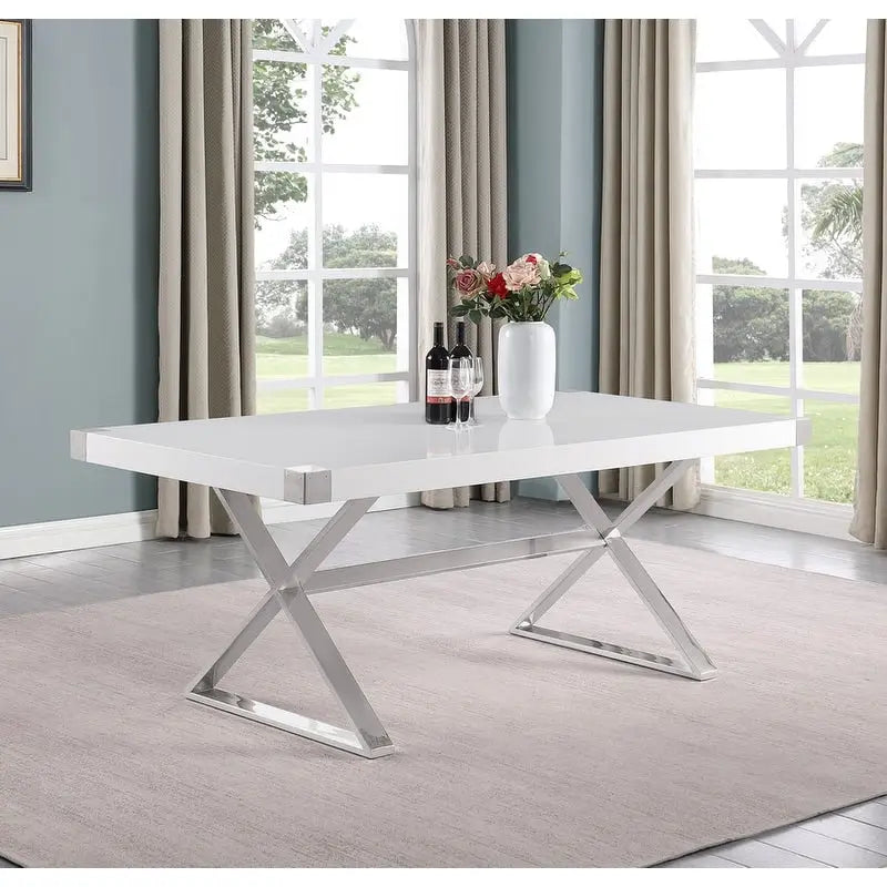 Wood Metal Table Adjustable