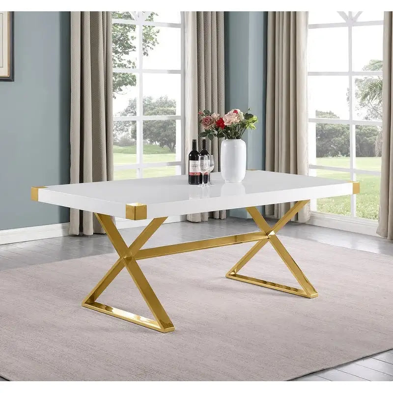 Wood Metal Table Adjustable