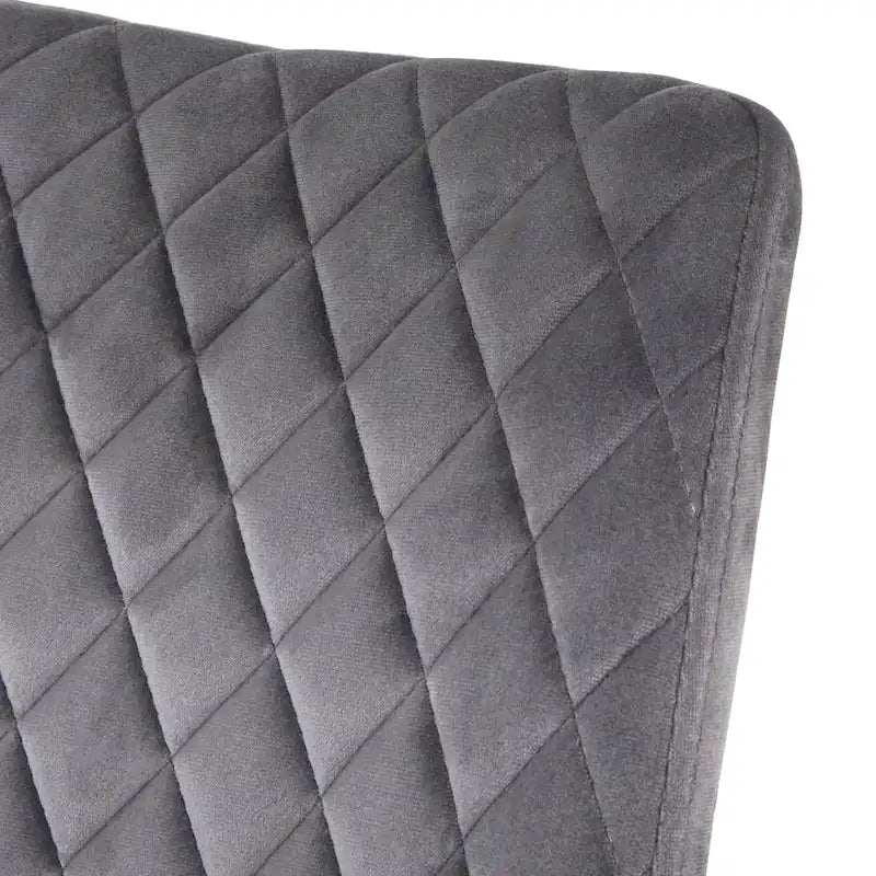 29 Inch Mid-Century Modern Metal Velvet Dining Set Upholstered