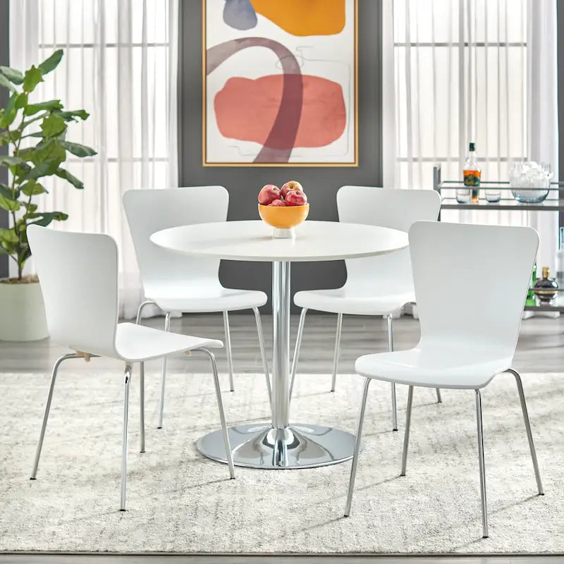 29.1 Inch Modern Wood Metal Dining Set