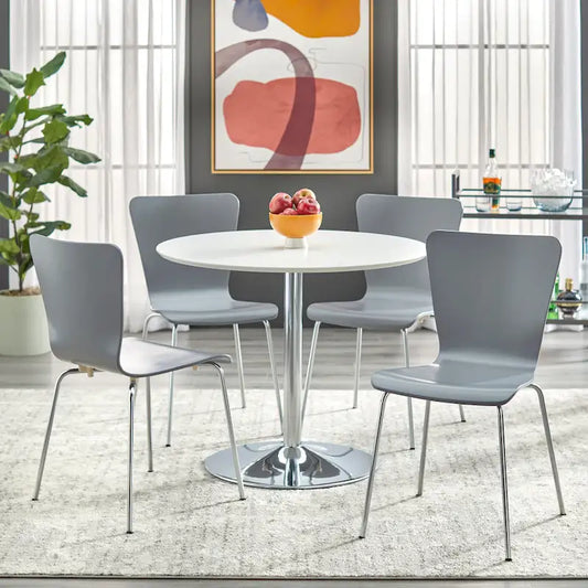 29.1 Inch Modern Wood Metal Dining Set