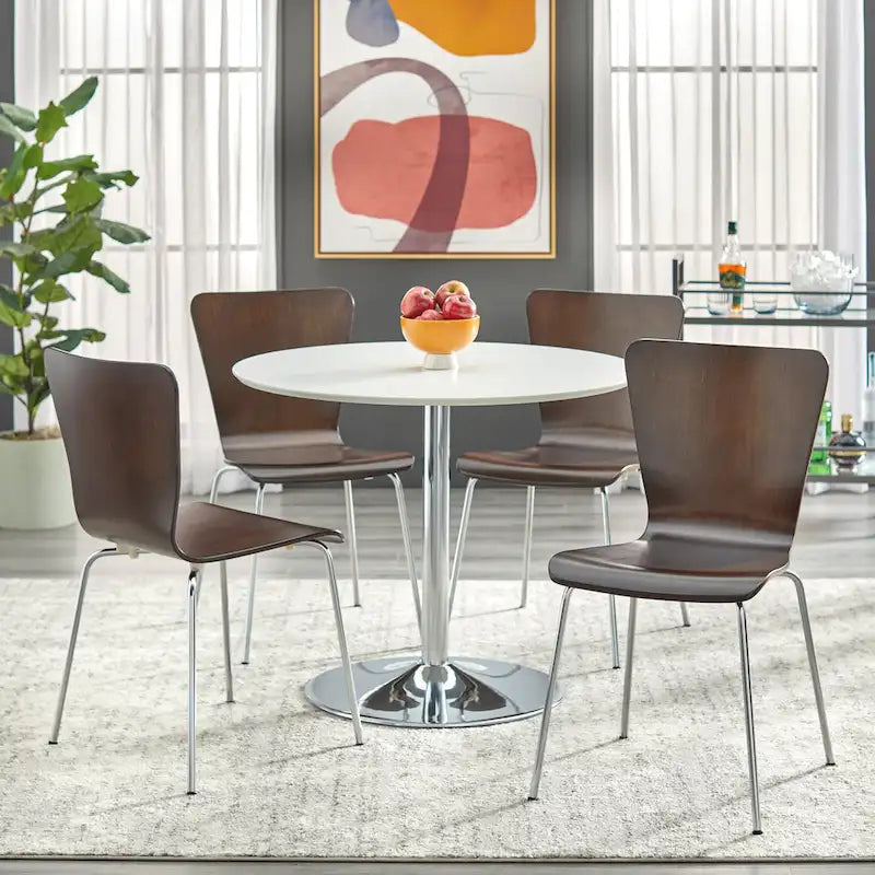 29.1 Inch Modern Wood Metal Dining Set