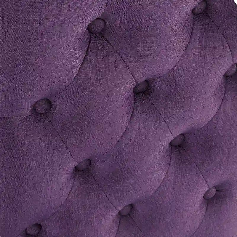 Contemporary Wood Fabric Dining Set Upholstered