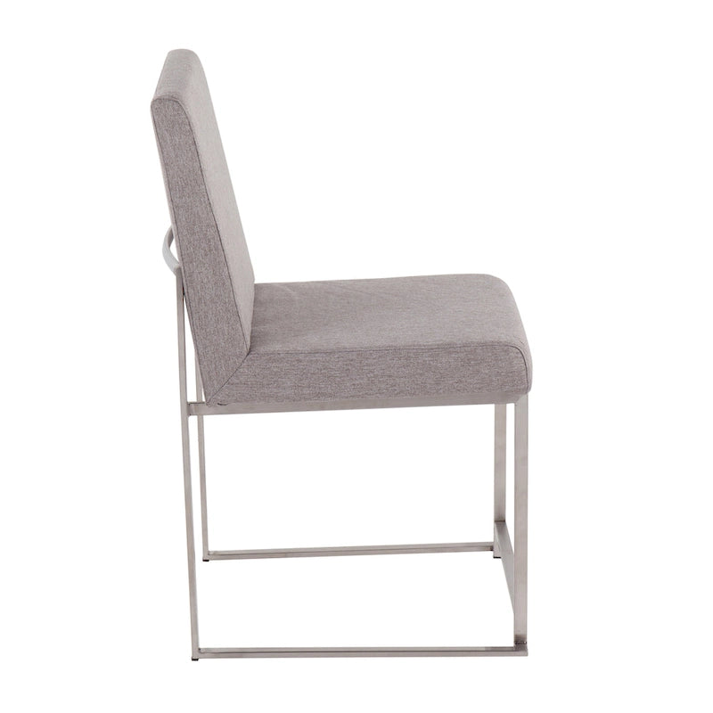 Modern Metal Velvet Chair Upholstered