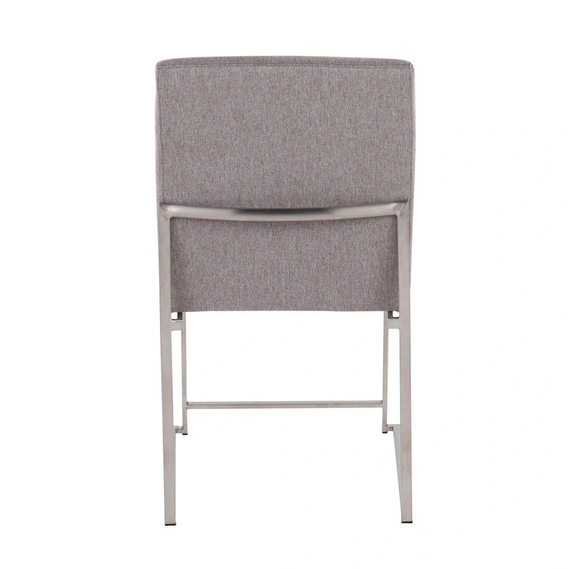 Modern Metal Velvet Chair Upholstered