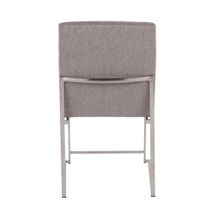 Modern Metal Velvet Chair Upholstered