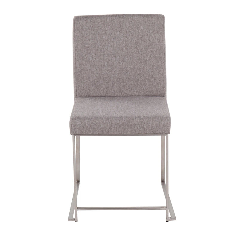 Modern Metal Velvet Chair Upholstered