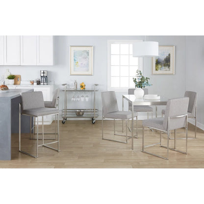 Modern Metal Velvet Chair Upholstered