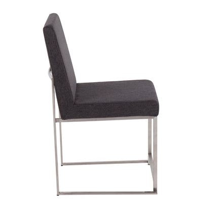 Modern Metal Velvet Chair Upholstered