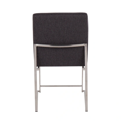 Modern Metal Velvet Chair Upholstered