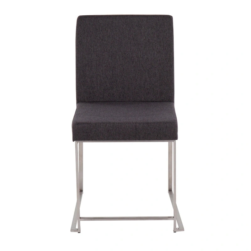 Modern Metal Velvet Chair Upholstered