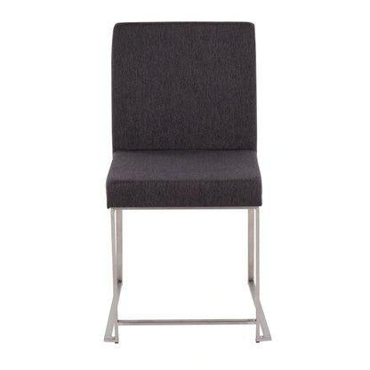 Modern Metal Velvet Chair Upholstered