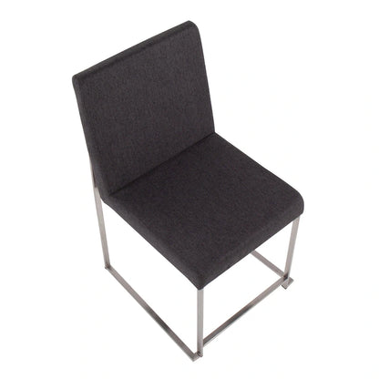 Modern Metal Velvet Chair Upholstered
