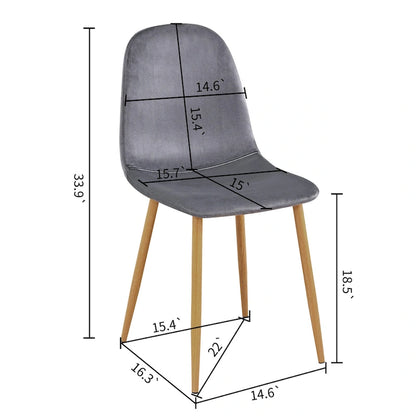 Modern Fabric Chair Upholstered