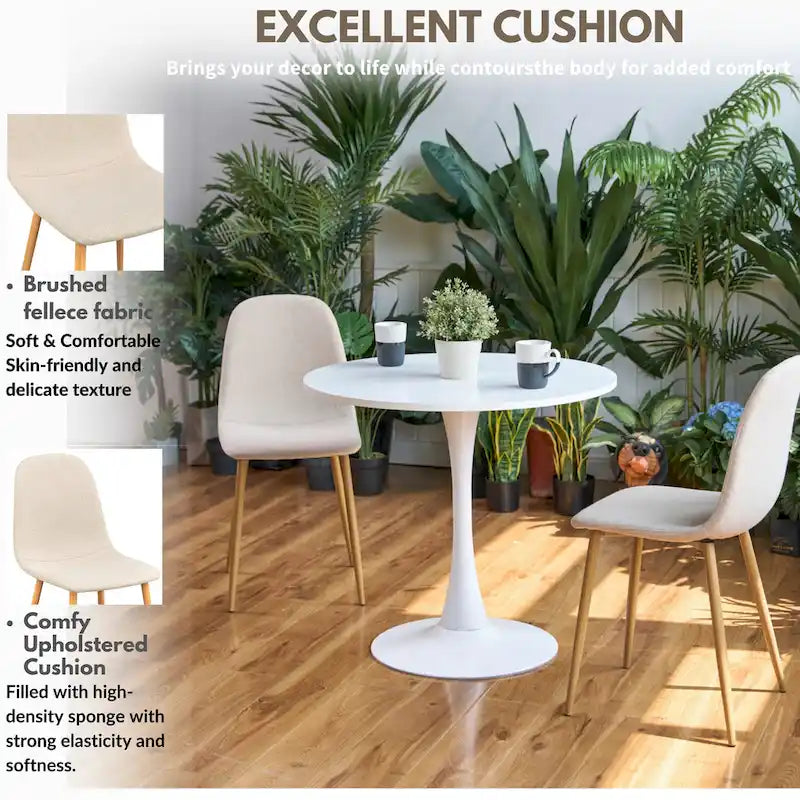 Modern Fabric Chair Upholstered