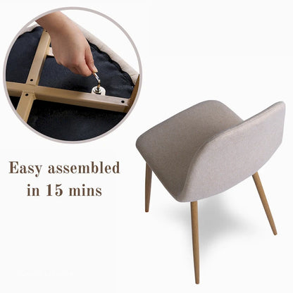 Modern Fabric Chair Upholstered