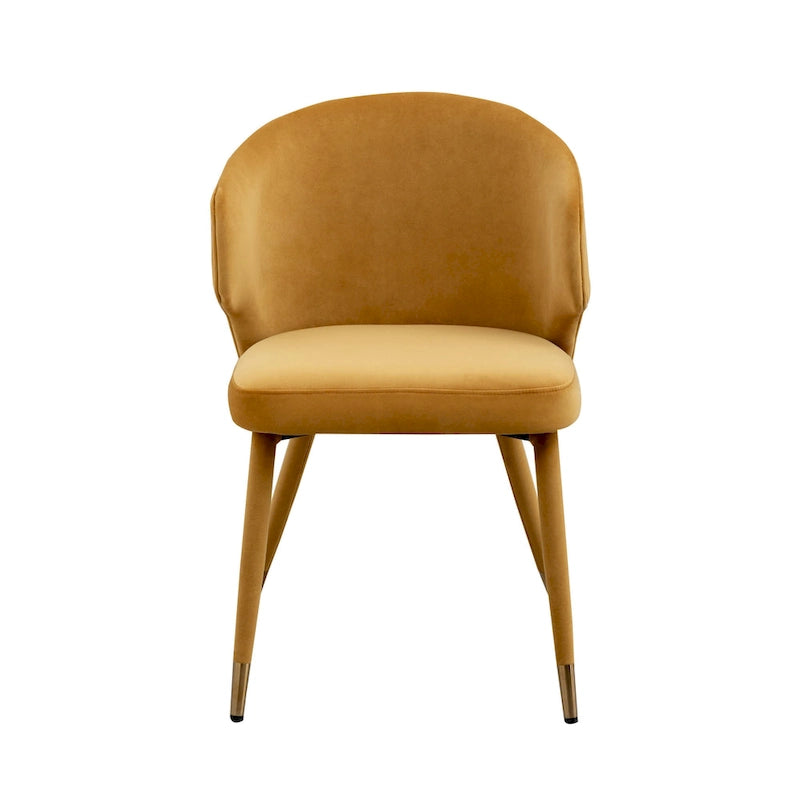 23.22 Inch Metal Velvet Chair Upholstered