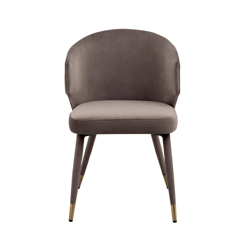 23.22 Inch Metal Velvet Chair Upholstered