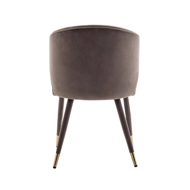 23.22 Inch Metal Velvet Chair Upholstered