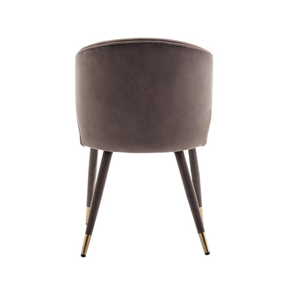 23.22 Inch Metal Velvet Chair Upholstered