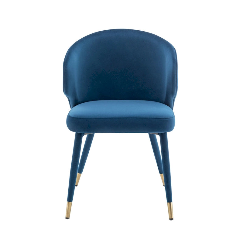 23.22 Inch Metal Velvet Chair Upholstered