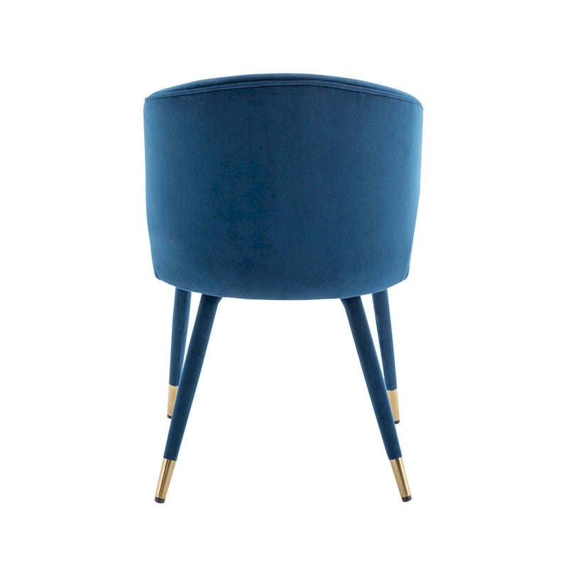 23.22 Inch Metal Velvet Chair Upholstered