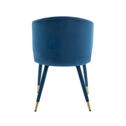 23.22 Inch Metal Velvet Chair Upholstered