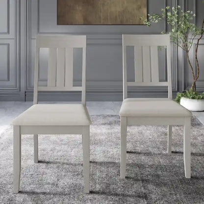 Mid-Century Modern Solid Wood Fabric Chair Upholstered