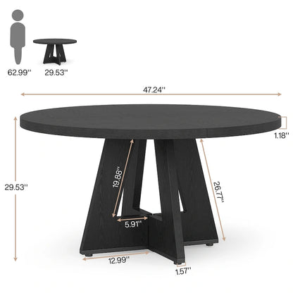 47 Inch Modern Engineered Wood Table