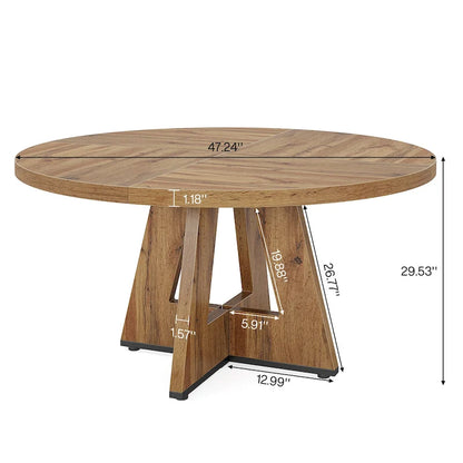 47 Inch Modern Engineered Wood Table