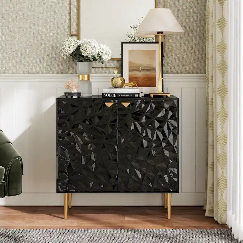 15.74 Inch Modern Metal Engineered Wood Cabinet Adjustable