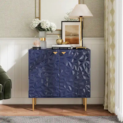 15.74 Inch Modern Metal Engineered Wood Cabinet Adjustable