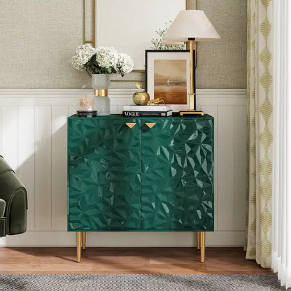 15.74 Inch Modern Metal Engineered Wood Cabinet Adjustable