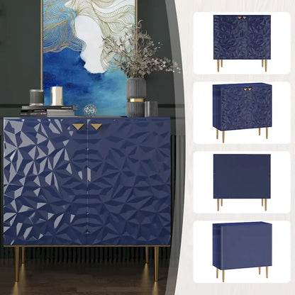 15.74 Inch Modern Metal Engineered Wood Cabinet Adjustable