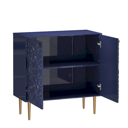 15.74 Inch Modern Metal Engineered Wood Cabinet Adjustable