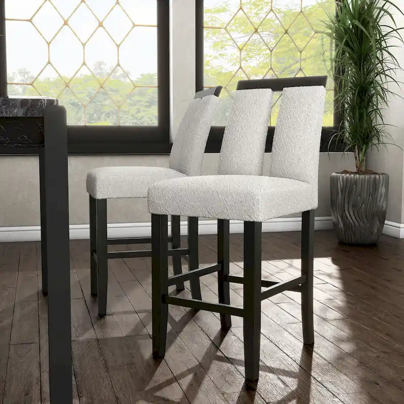 41 Inch Modern Solid Wood Fabric Chair Upholstered