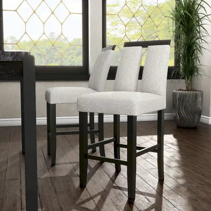 41 Inch Modern Solid Wood Fabric Chair Upholstered