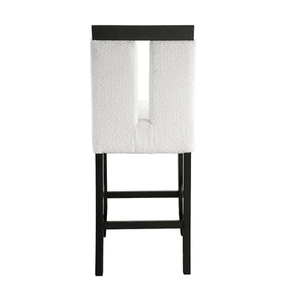 41 Inch Modern Solid Wood Fabric Chair Upholstered