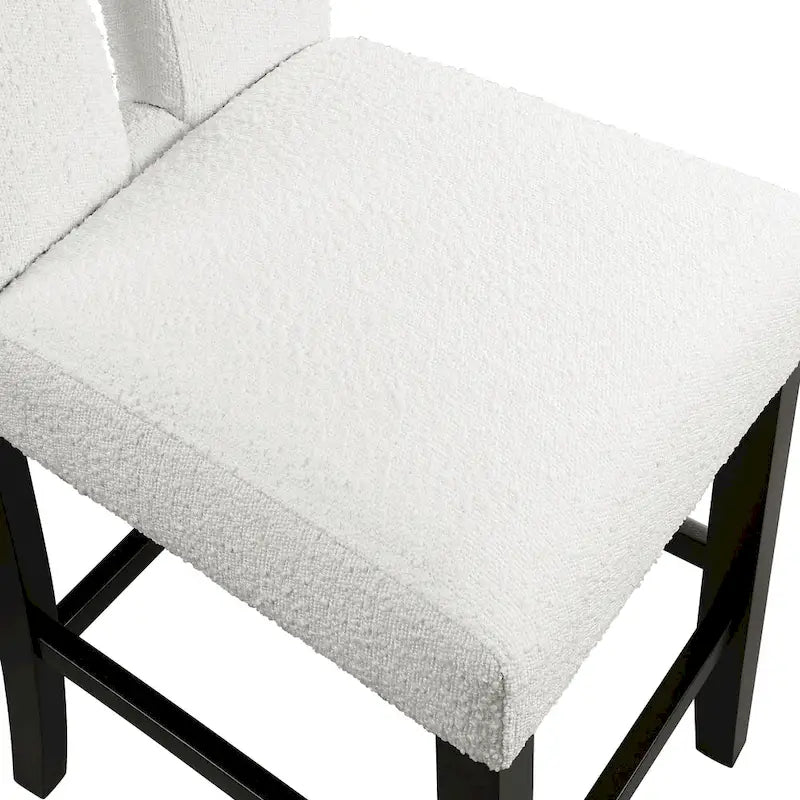 41 Inch Modern Solid Wood Fabric Chair Upholstered