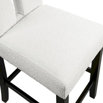 41 Inch Modern Solid Wood Fabric Chair Upholstered